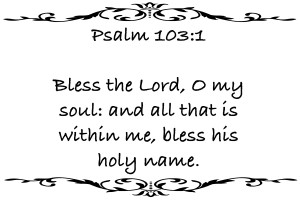Psalm 103 1 3WB